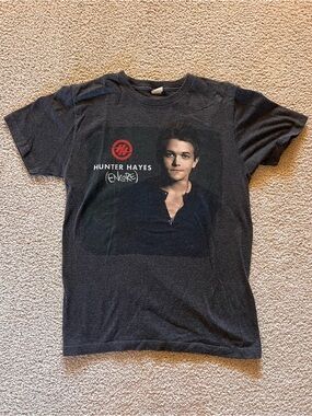 Black Hunter Hayes Graphic T‑Shirt